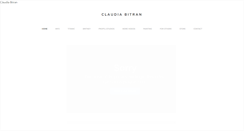 Desktop Screenshot of claudiabitran.com